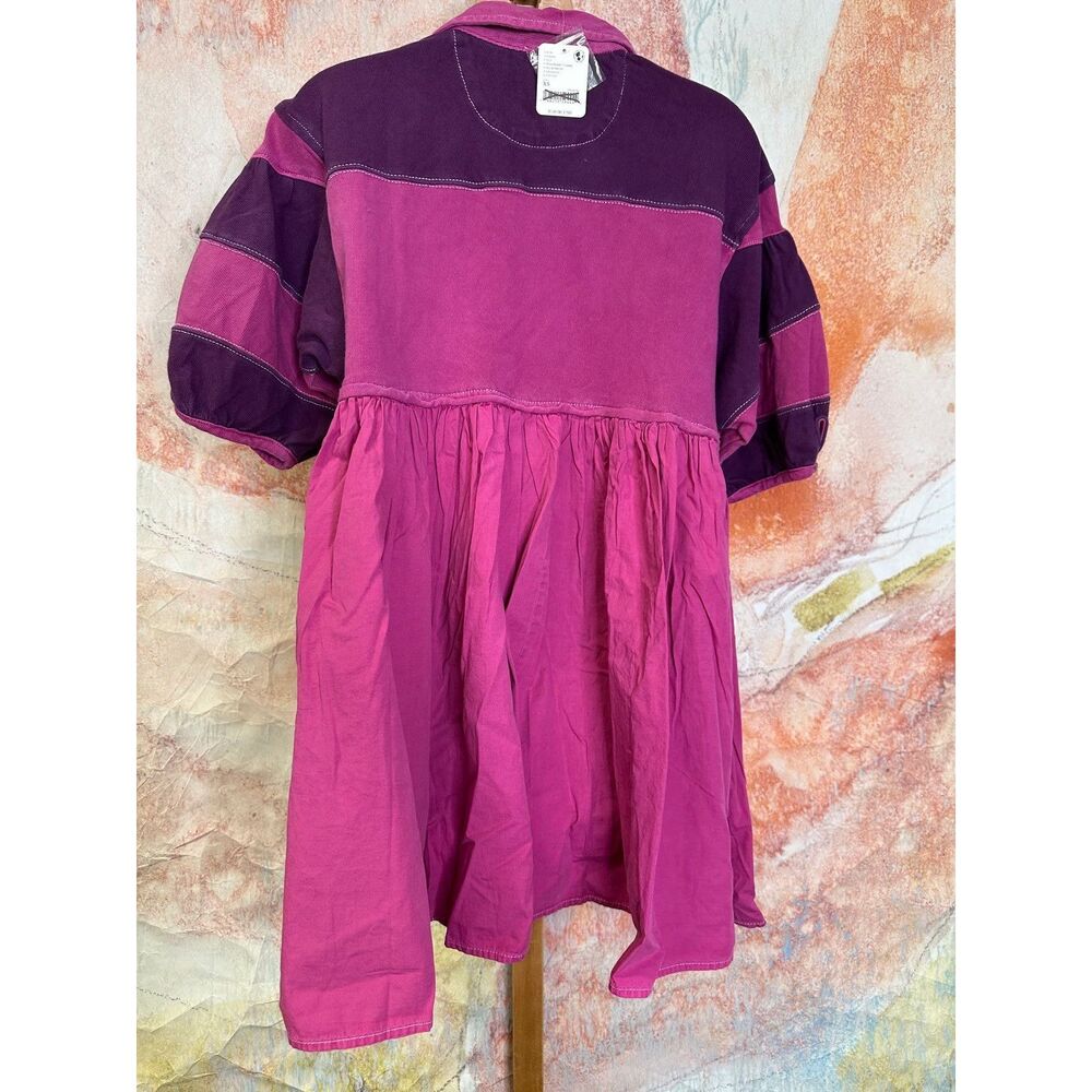 Free People Remi Rugby Mini Dress Size XS - Picture 4 of 6